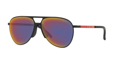 Prada Linea Rossa SPS51X Aviator Sunglasses 